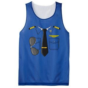 Airplane Airline Pilot Costume Dress Up HALLOWEEN Mesh Reversible Basketball Jersey Tank