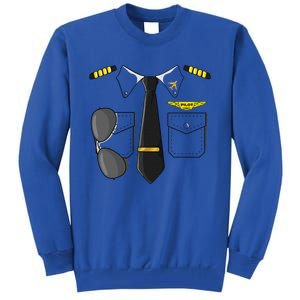 Airplane Airline Pilot Costume Dress Up HALLOWEEN Tall Sweatshirt