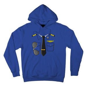 Airplane Airline Pilot Costume Dress Up HALLOWEEN Tall Hoodie