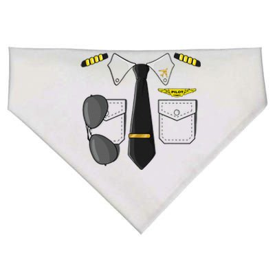 Airplane Airline Pilot Costume Dress Up HALLOWEEN USA-Made Doggie Bandana