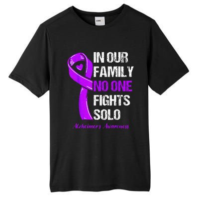 Alzheimers Awareness Purple Ribbon Alzheimers Warrior Tall Fusion ChromaSoft Performance T-Shirt