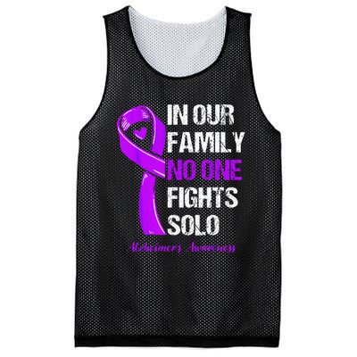 Alzheimers Awareness Purple Ribbon Alzheimers Warrior Mesh Reversible Basketball Jersey Tank