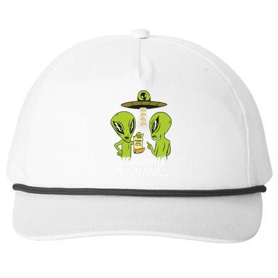 Alien Abduction Pierogi Polish Food Poland Polonia Funny Snapback Five-Panel Rope Hat