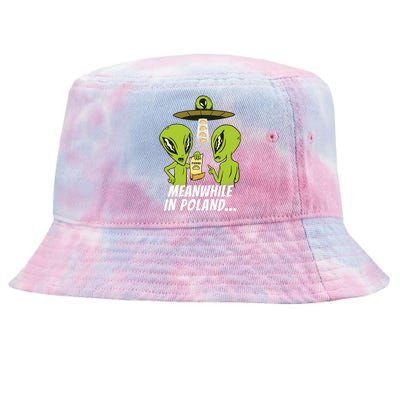 Alien Abduction Pierogi Polish Food Poland Polonia Funny Tie-Dyed Bucket Hat