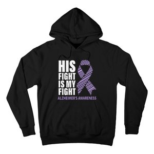 Alzheimers Awareness Purple Ribbon Dementia Mom Dad Grandpa Hoodie