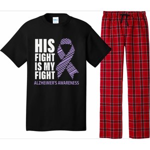 Alzheimers Awareness Purple Ribbon Dementia Mom Dad Grandpa Pajama Set