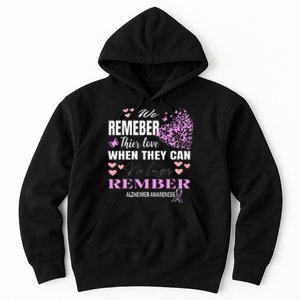 Alzheimers Awareness PurpleRibbon Dementia Mom Dad Grandpa Hoodie