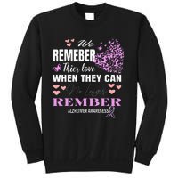 Alzheimers Awareness PurpleRibbon Dementia Mom Dad Grandpa Sweatshirt