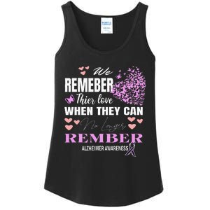 Alzheimers Awareness PurpleRibbon Dementia Mom Dad Grandpa Ladies Essential Tank