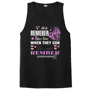 Alzheimers Awareness PurpleRibbon Dementia Mom Dad Grandpa PosiCharge Competitor Tank