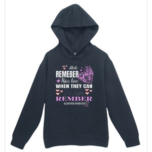 Alzheimers Awareness PurpleRibbon Dementia Mom Dad Grandpa Urban Pullover Hoodie