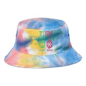 Autism Awareness Puzzle Periodic Table Elets Science Funny Gift Tie Dye Newport Bucket Hat