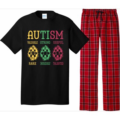 Autism Awareness Puzzle Periodic Table Elets Science Funny Gift Pajama Set