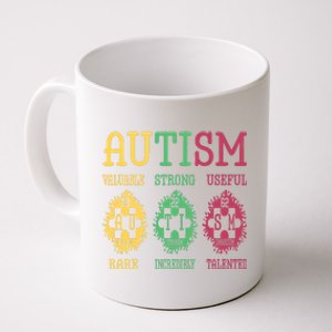 Autism Awareness Puzzle Periodic Table Elets Science Funny Gift Coffee Mug