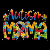 Autism Awareness Proud Autism Mama Ribbon Puzzle Mothers Day Drawstring Bag