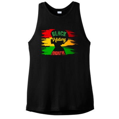 African American Pride T Ladies PosiCharge Tri-Blend Wicking Tank