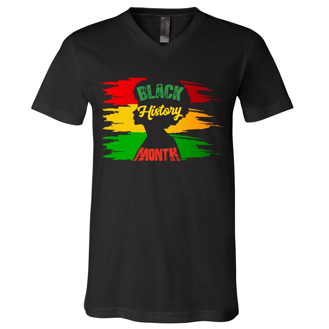 African American Pride T V-Neck T-Shirt
