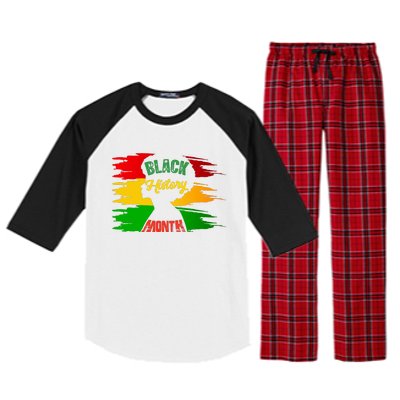 African American Pride T Raglan Sleeve Pajama Set