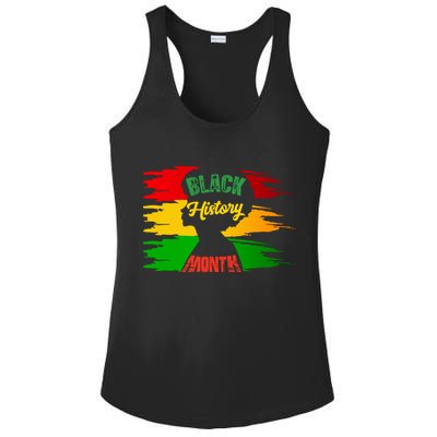 African American Pride T Ladies PosiCharge Competitor Racerback Tank