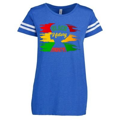 African American Pride T Enza Ladies Jersey Football T-Shirt