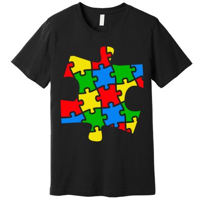 Autism Awareness Puzzle Piece Premium T-Shirt
