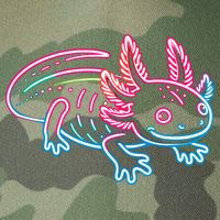 Axolotl Animal Pop Art Cute Axolotl Lover Legacy Tie Dye Trucker Hat