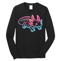 Axolotl Animal Pop Art Cute Axolotl Lover Long Sleeve Shirt