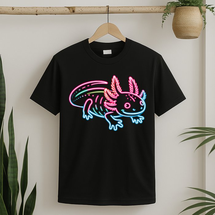 Axolotl Animal Pop Art Cute Axolotl Lover T-Shirt