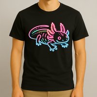 Axolotl Animal Pop Art Cute Axolotl Lover T-Shirt
