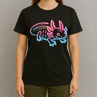 Axolotl Animal Pop Art Cute Axolotl Lover T-Shirt