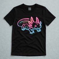 Axolotl Animal Pop Art Cute Axolotl Lover T-Shirt