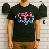 Axolotl Animal Pop Art Cute Axolotl Lover T-Shirt