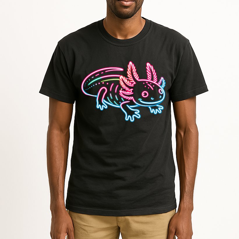 Axolotl Animal Pop Art Cute Axolotl Lover Tall T-Shirt