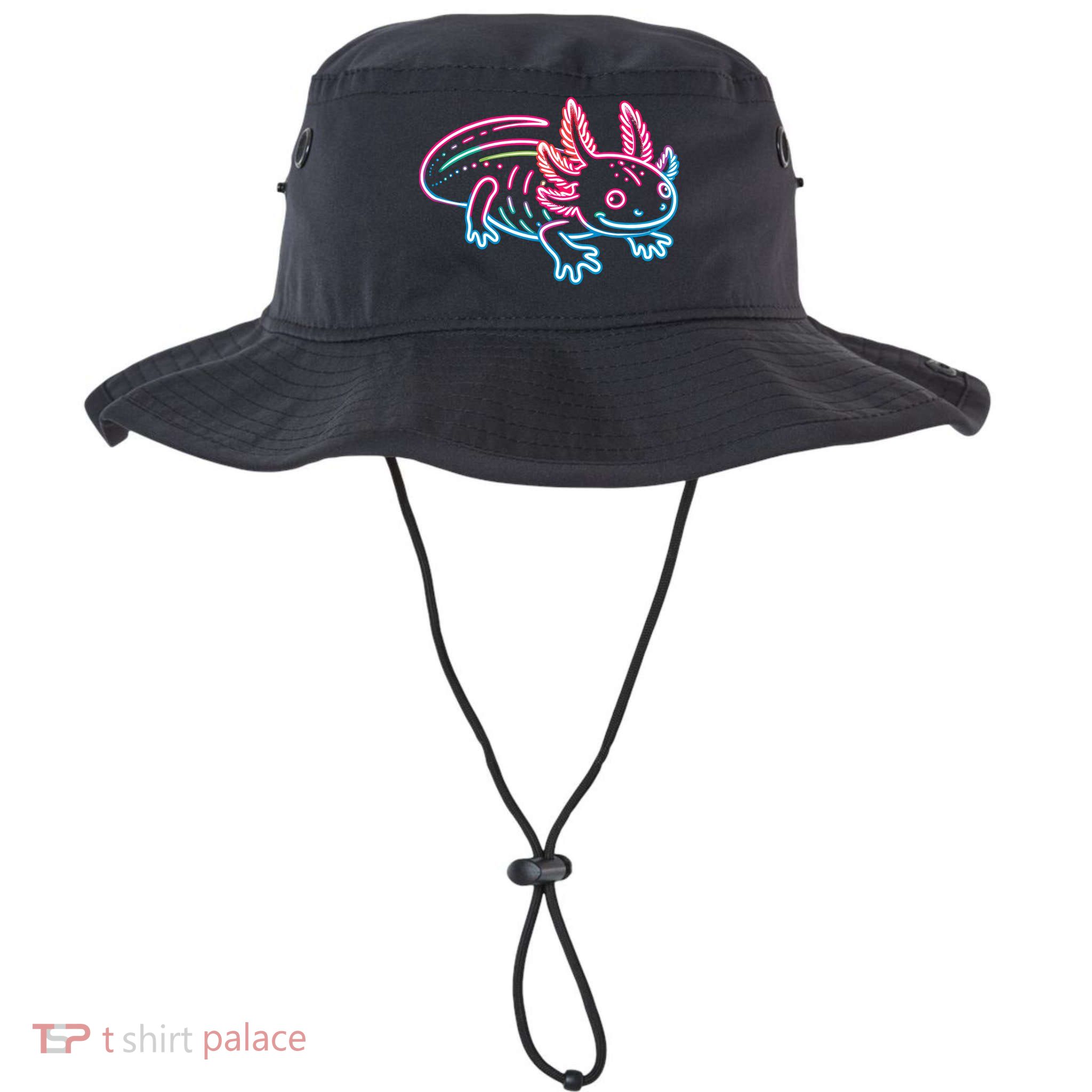 Axolotl Animal Pop Art Cute Axolotl Lover Bucket Hat