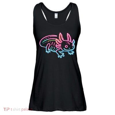 Axolotl Animal Pop Art Cute Axolotl Lover Ladies Essential Flowy Tank