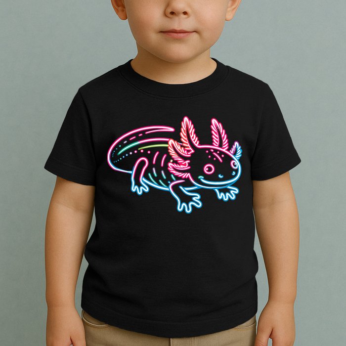Axolotl Animal Pop Art Cute Axolotl Lover Toddler T-Shirt