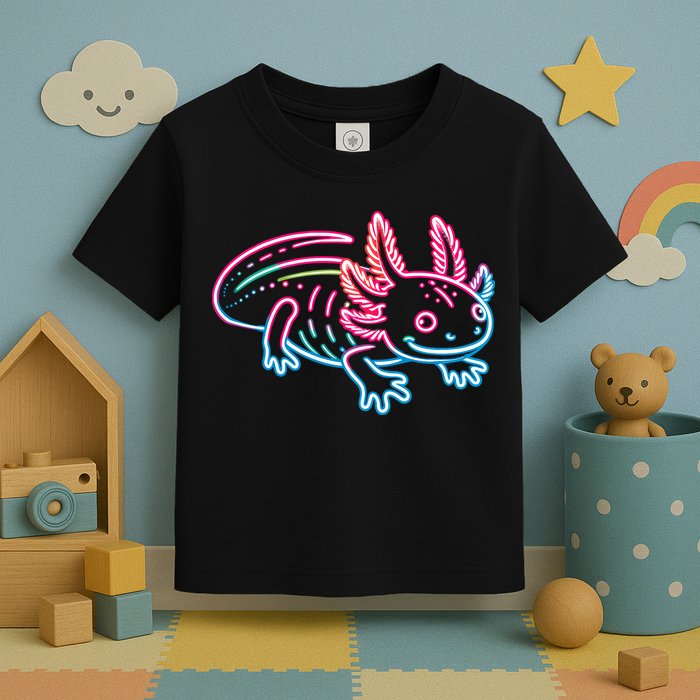 Axolotl Animal Pop Art Cute Axolotl Lover Toddler T-Shirt