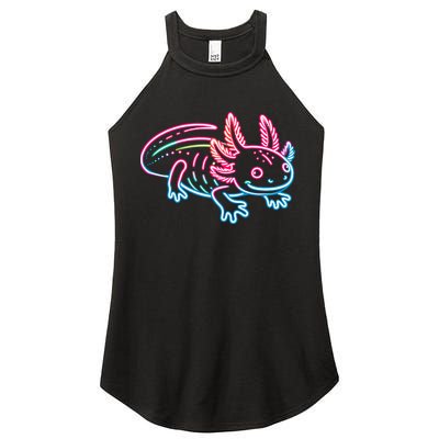 Axolotl Animal Pop Art Cute Axolotl Lover Women's Perfect Tri Rocker Tank