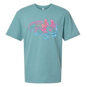 Axolotl Animal Pop Art Cute Axolotl Lover Sueded Cloud Jersey T-Shirt