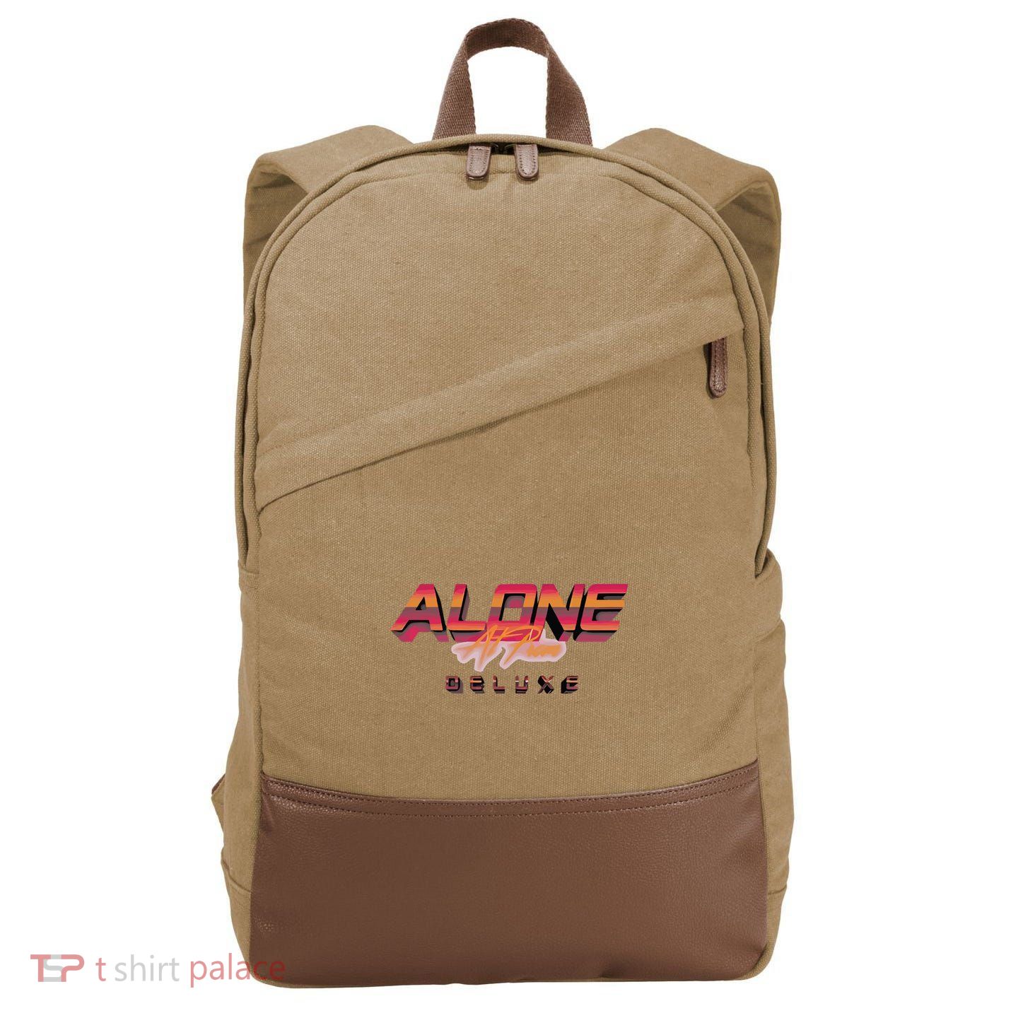 Alone At Prom Deluxe Cotton Canvas Backpack