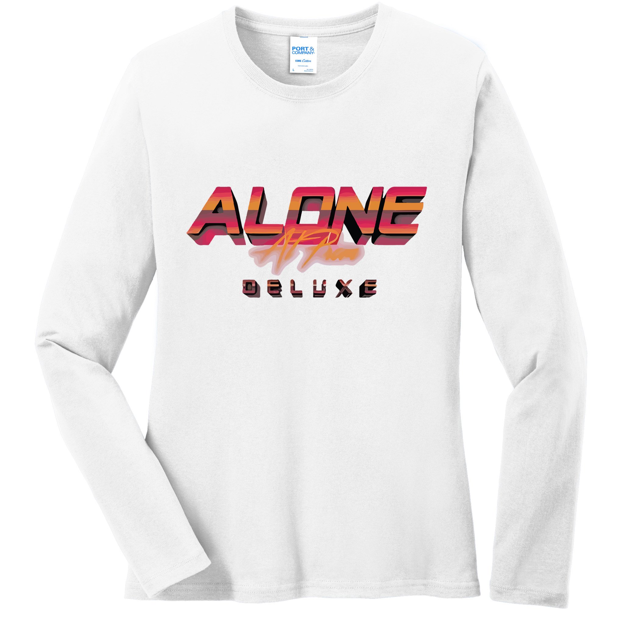 Alone At Prom Deluxe Ladies Long Sleeve Shirt