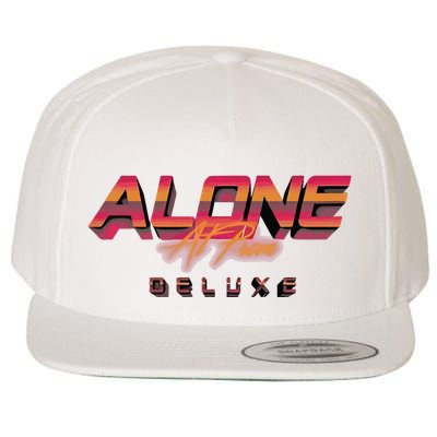 Alone At Prom Deluxe Wool Snapback Cap