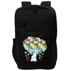 Autism Awareness Puzzle Tree Impact Tech Backpack