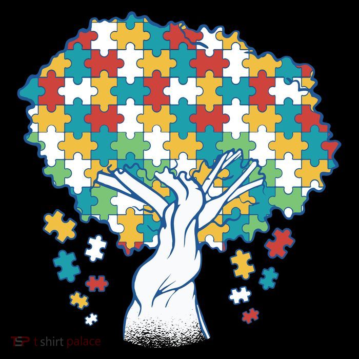 Autism Awareness Puzzle Tree Impact Tech Backpack