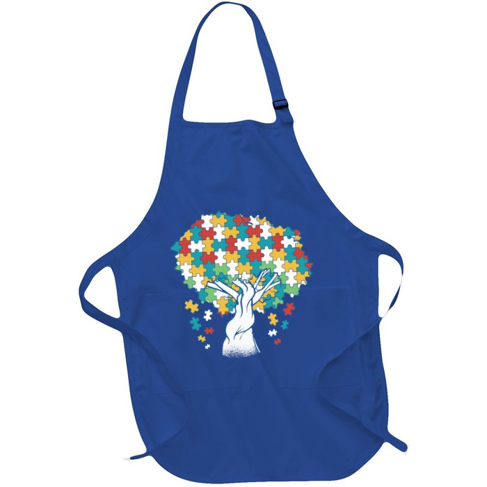 Autism Awareness Puzzle Tree Apron