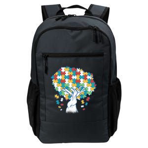 Autism Awareness Puzzle Tree Daily Commute Backpack