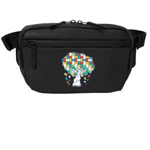 Autism Awareness Puzzle Tree Crossbody Pack