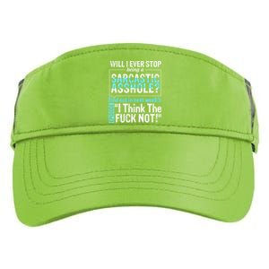 Asshole Assholes Potty Mouth Vulgar Profanity Fun Gag Gift Adult Drive Performance Visor