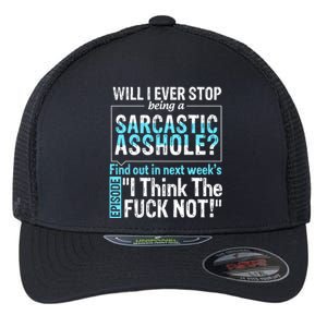 Asshole Assholes Potty Mouth Vulgar Profanity Fun Gag Gift Flexfit Unipanel Trucker Cap