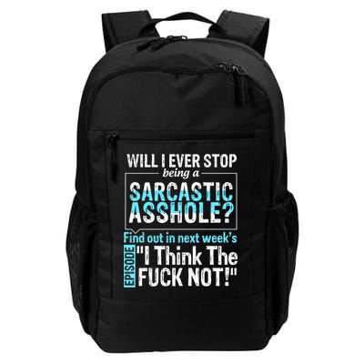 Asshole Assholes Potty Mouth Vulgar Profanity Fun Gag Gift Backpack